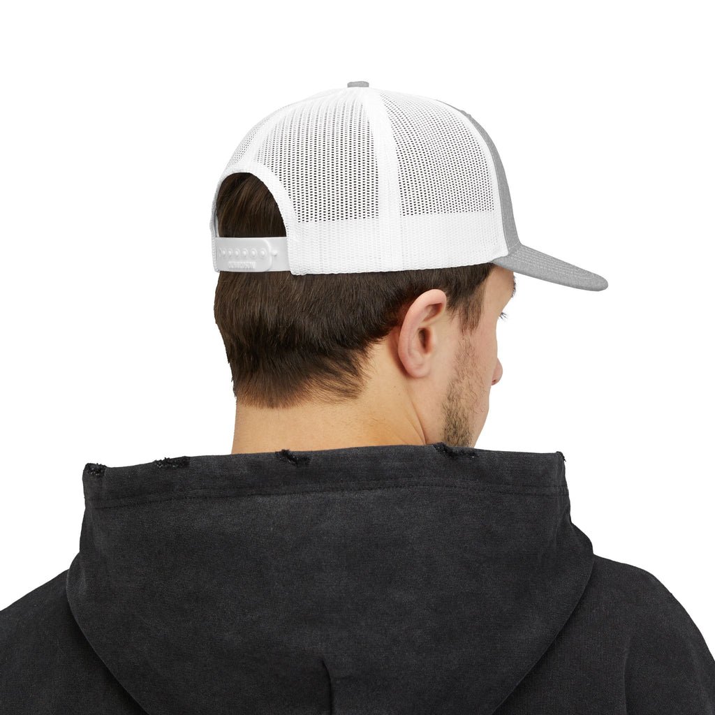 Trucker Cap – Fish Skeleton 'Monster' Embroidered Snapback