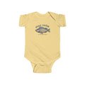 Infant Bodysuit "Stay Calm" Fish Graphic — Cute Baby One-Piece for Newborns & Gifts