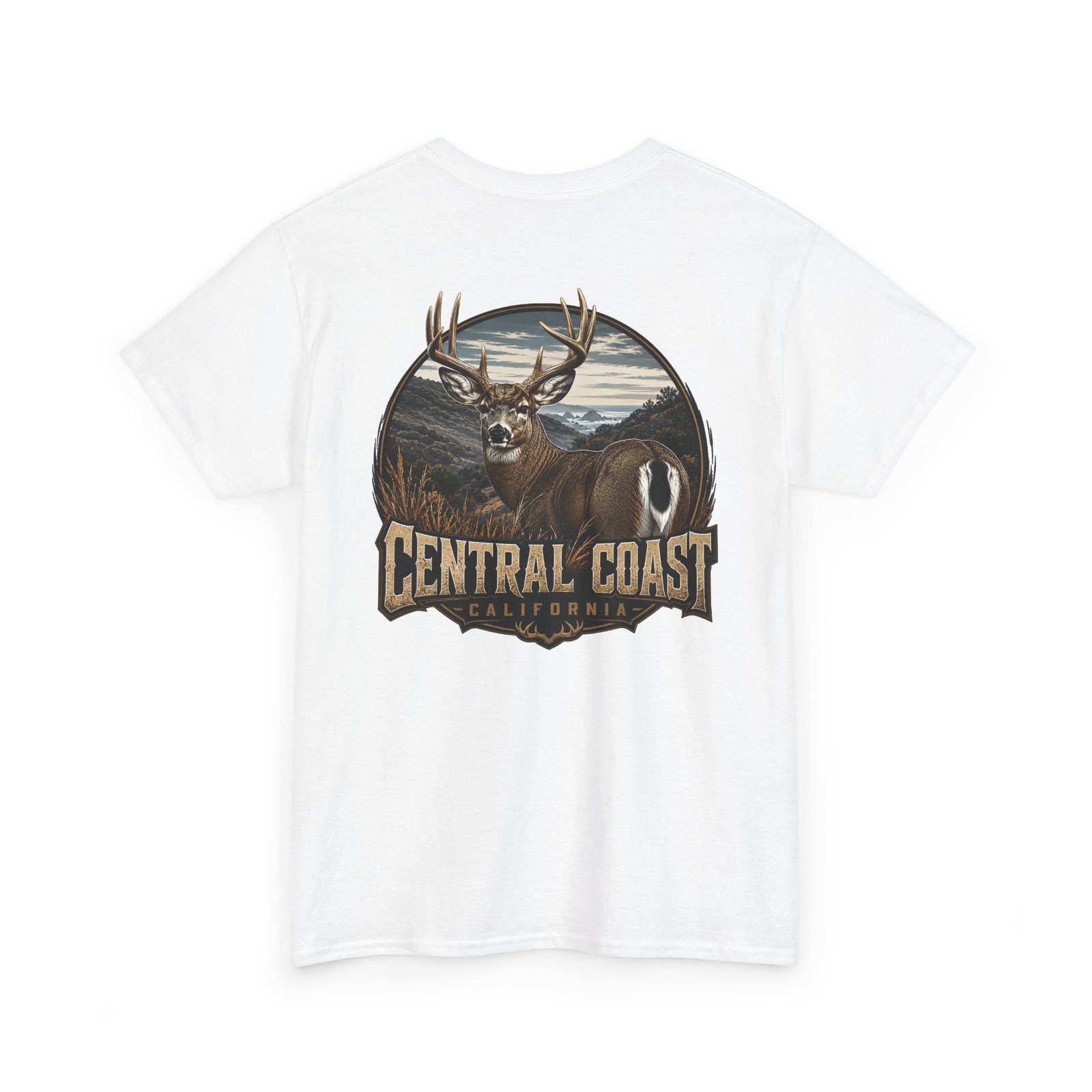 Central Coast Deer Graphic Tee — Outdoor Hunting Nature T-Shirt