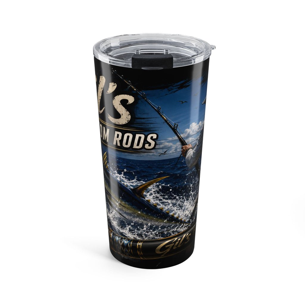 Fishing Tumbler 20oz – Ocean Marlin Rods Travel Cup