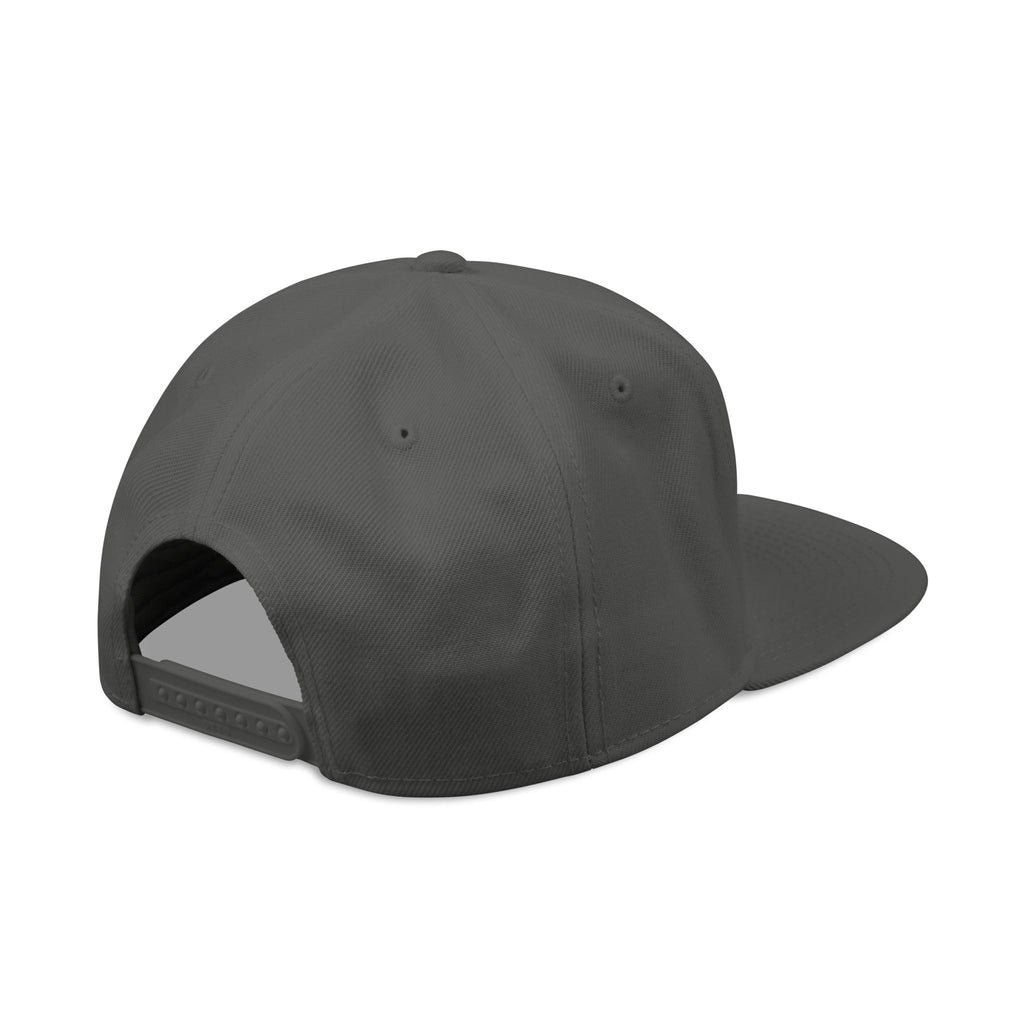 Embroidered Snapback Hat — Distressed Anchor Logo Cap