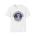Fishing T‑Shirt — "Gil's Custom Rods" Marlin Logo Tee (Santa Maria CA)