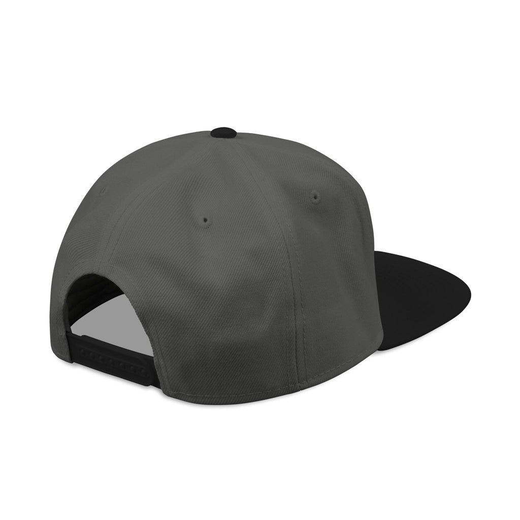 Embroidered Snapback Hat — Distressed Anchor Logo Cap