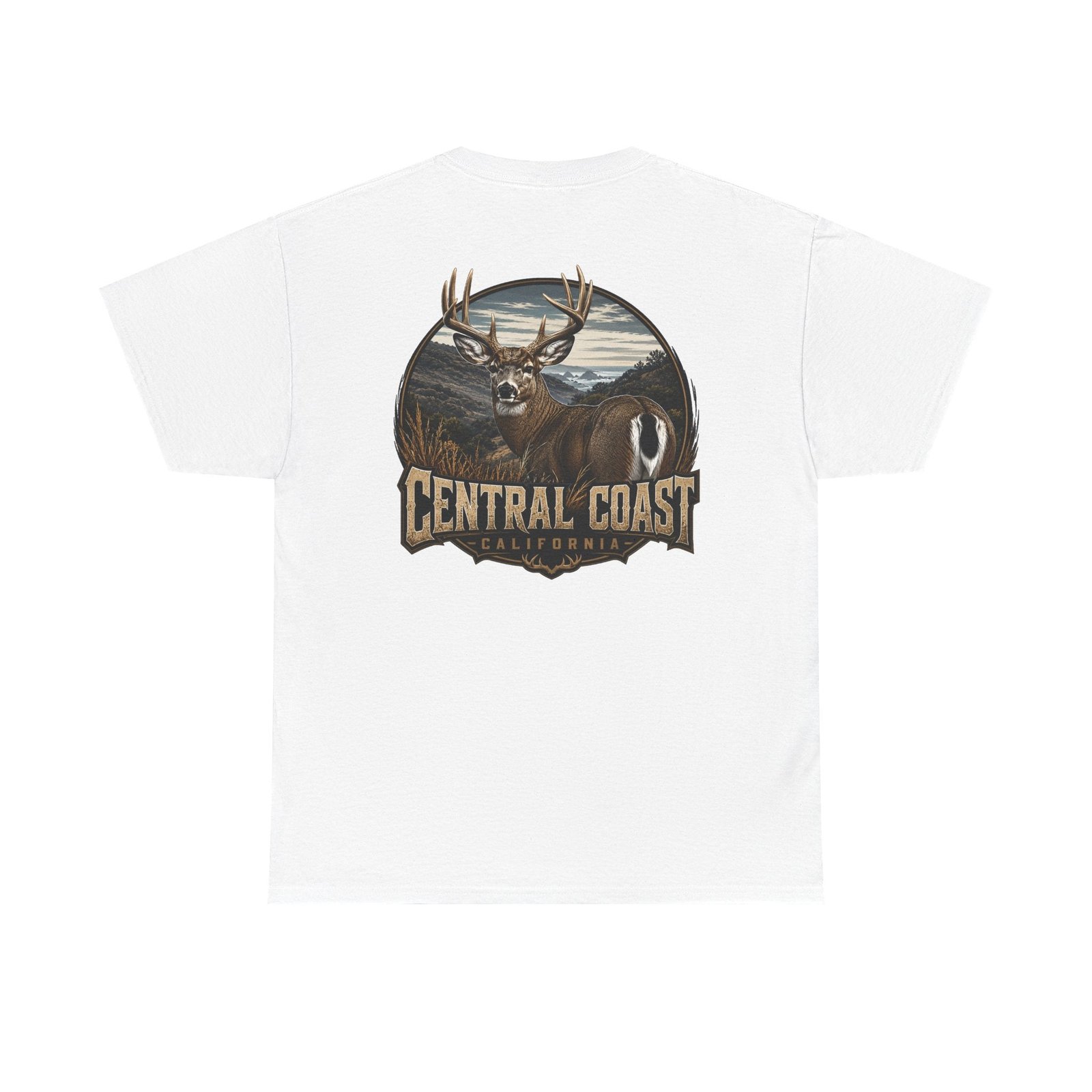 Central Coast Deer Graphic Tee — Outdoor Hunting Nature T-Shirt